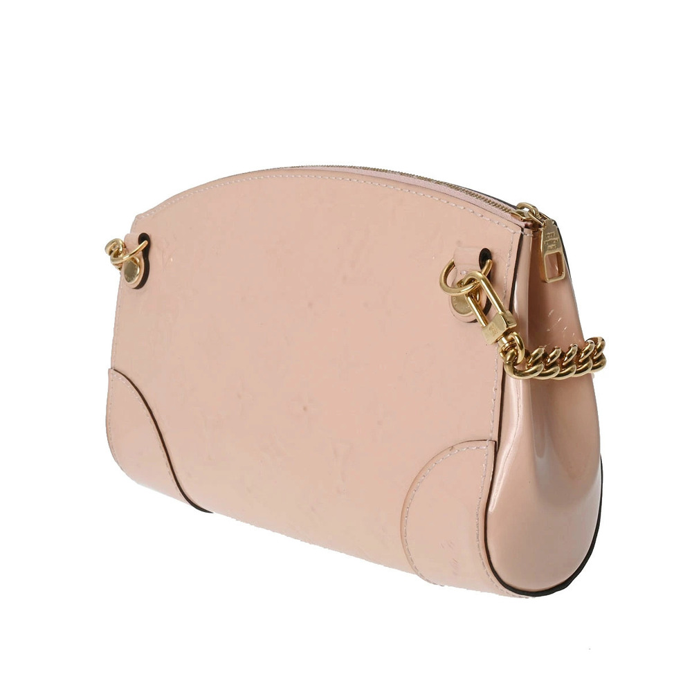 Louis Vuitton Monogram Santa Shoulder Ballerine Vernis Monica Rose Clutch Pink